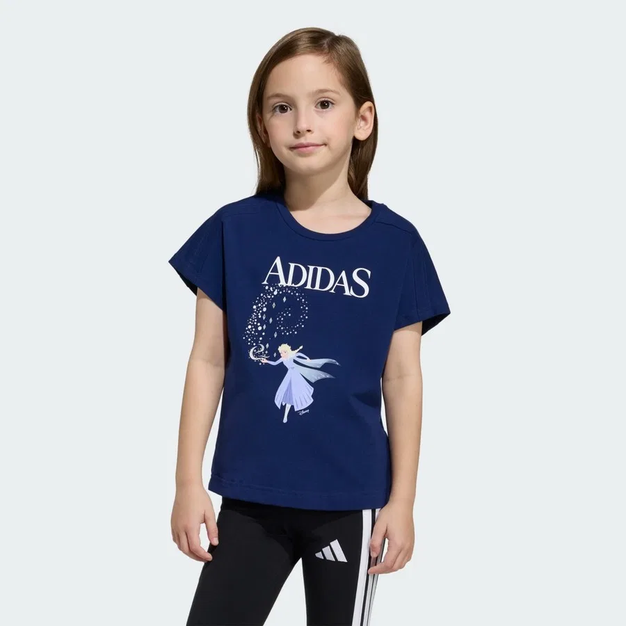 Футболка с длинным рукавом ADIDAS DISNEY FROZEN TEE adidas, Сине-белый