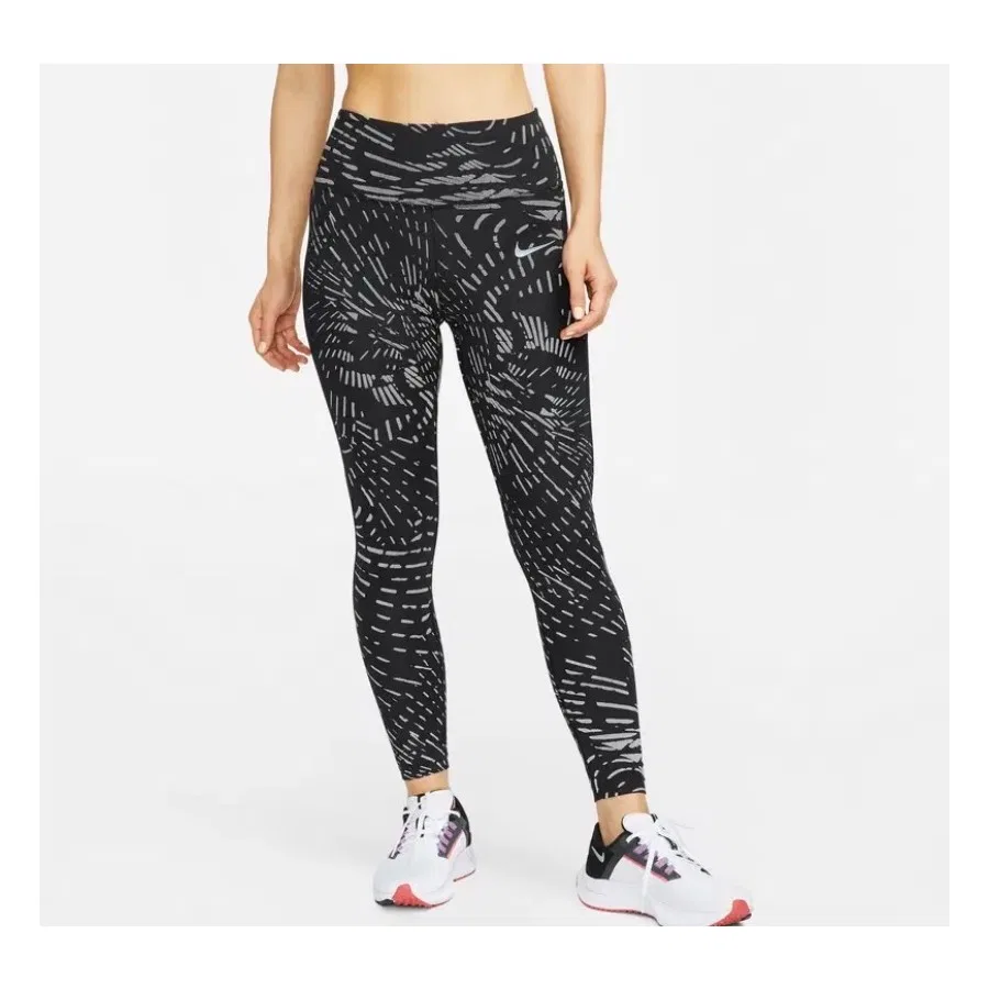 Спортивные леггинсы с принтом Nike Dri-Fit Run Division Fast, Черный