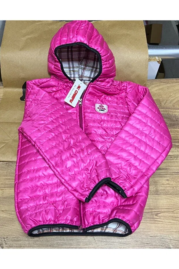 Детское пальто для девочек с капюшоном College Rc Crispy, Pink