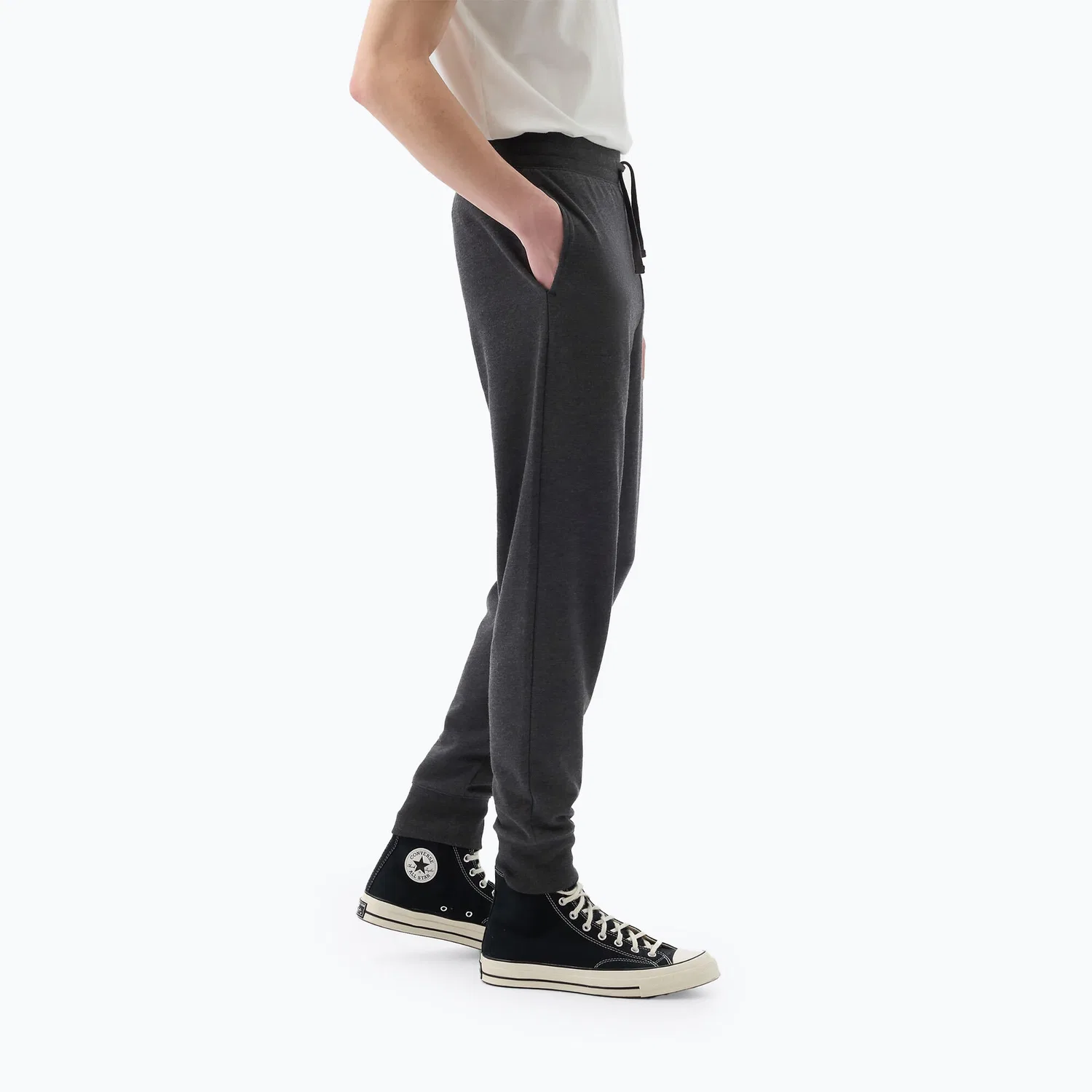 Мужские спортивные штаны Heritage French Terry Loggo Jogger Gap, Darkgrau — фото 4