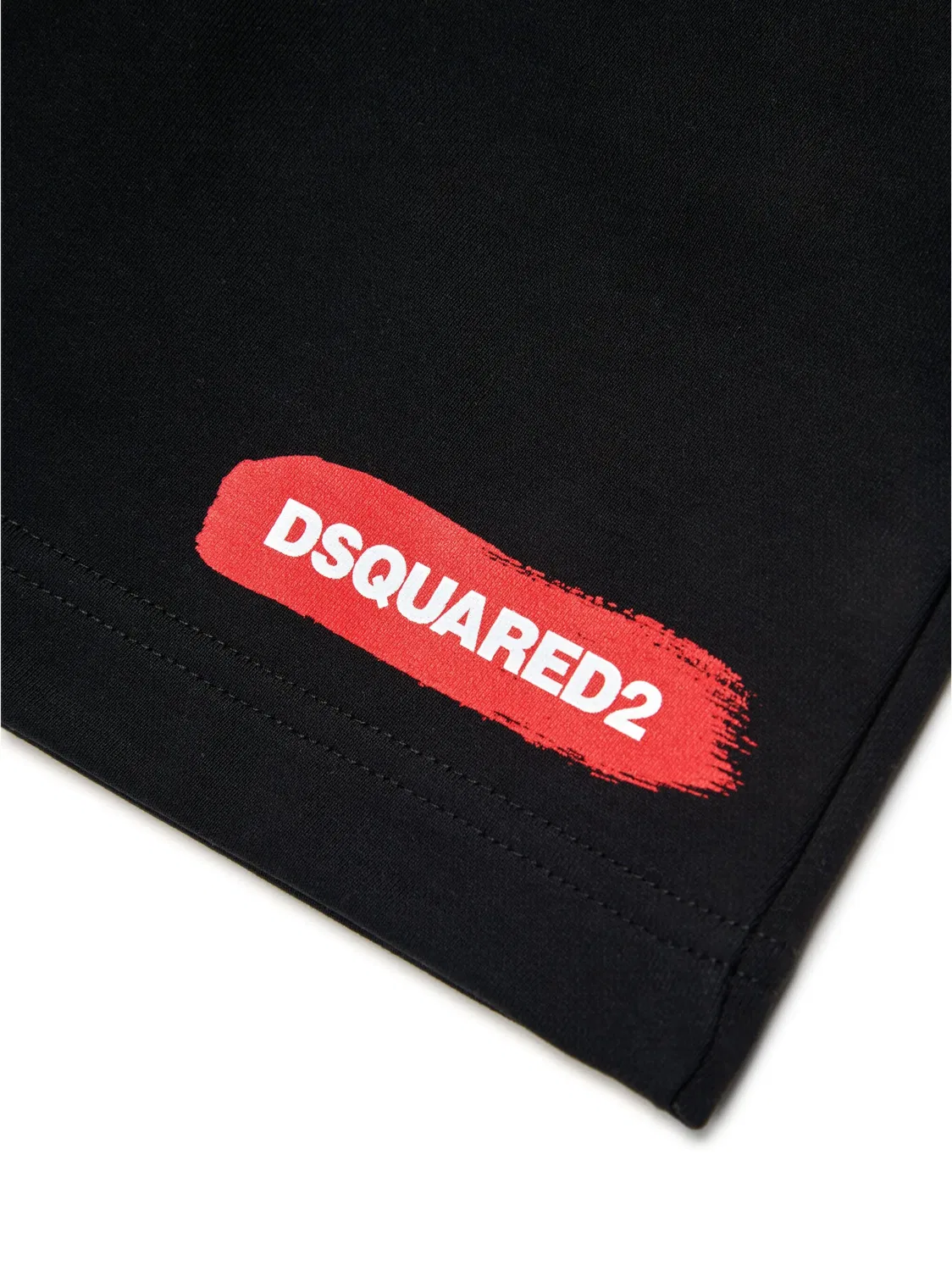 Хлопковые шорты с логотипом DSQUARED2, черный — фото 2