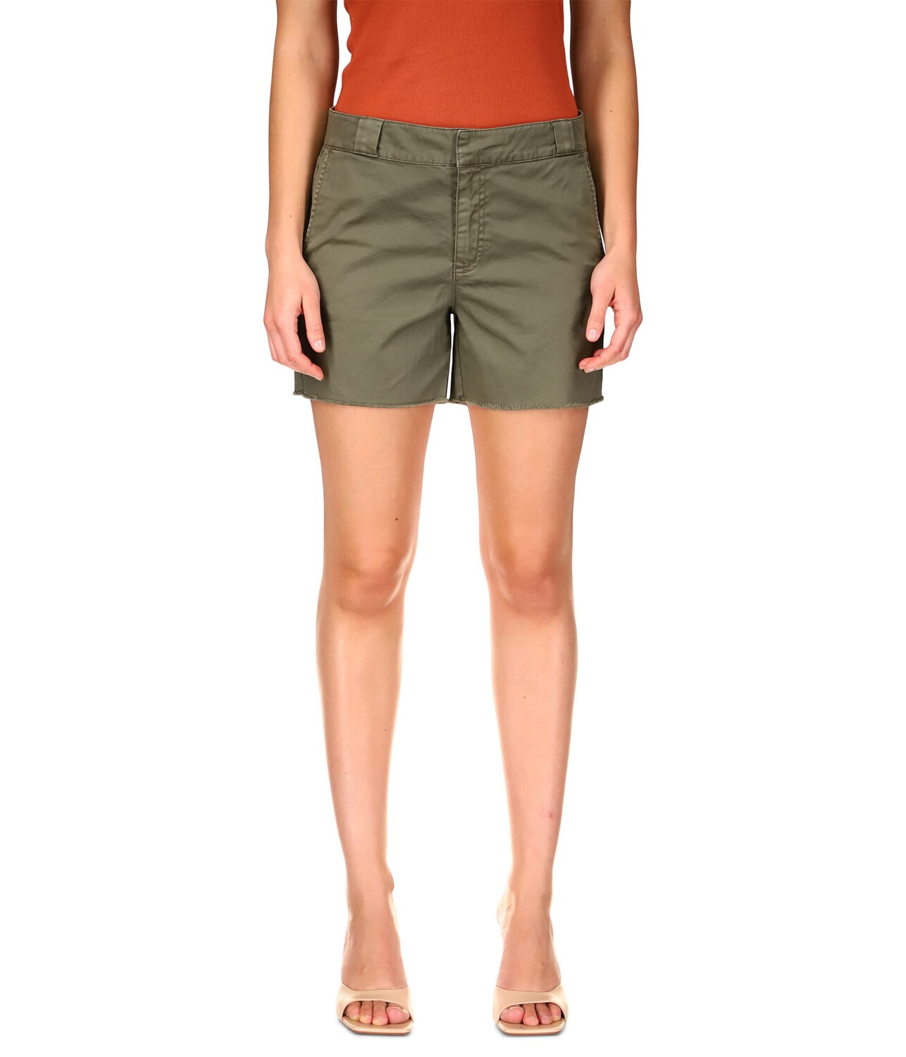 

Шорты Sanctuary, Daybreak Stretch Twill Shorts with Frayed Hem