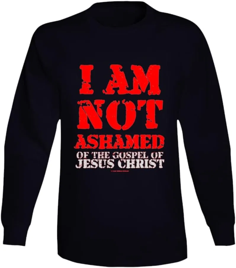 Мужская футболка с принтом Gospel Long Sleeve, Black