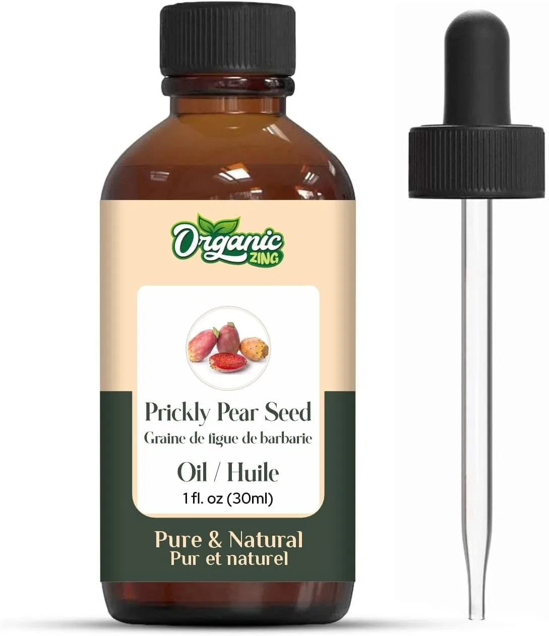Масло для лица Prickly Pear Seed, Organic Zing, 30 мл