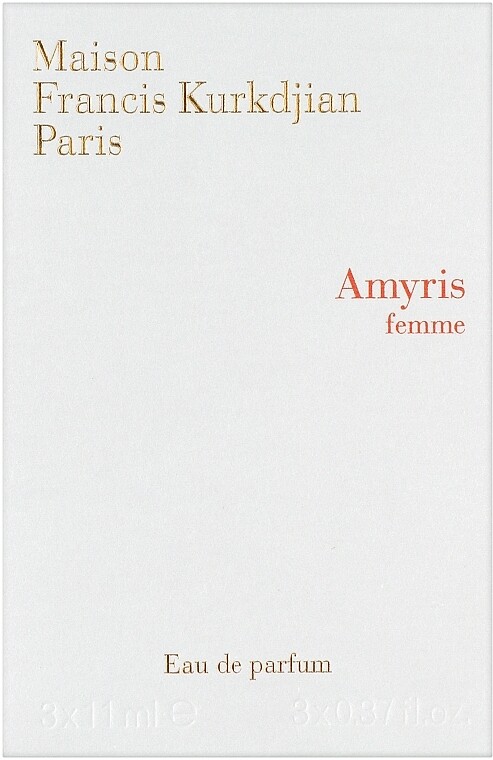 

Парфюмерный набор Maison Francis Kurkdjian Amyris Femme 3 х 11 мл