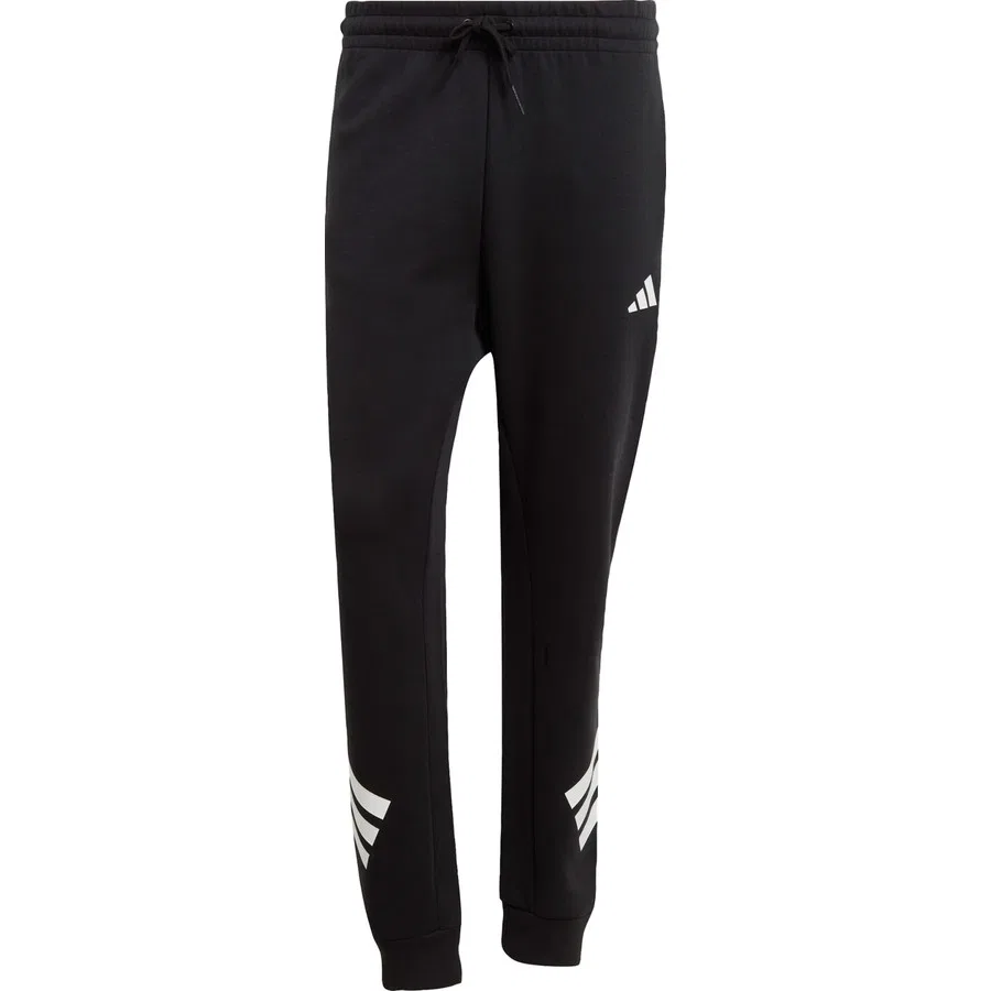 Спортивные брюки с зауженным кроем и манжетами Future Icons 3-Stripes adidas, Черный — фото 3