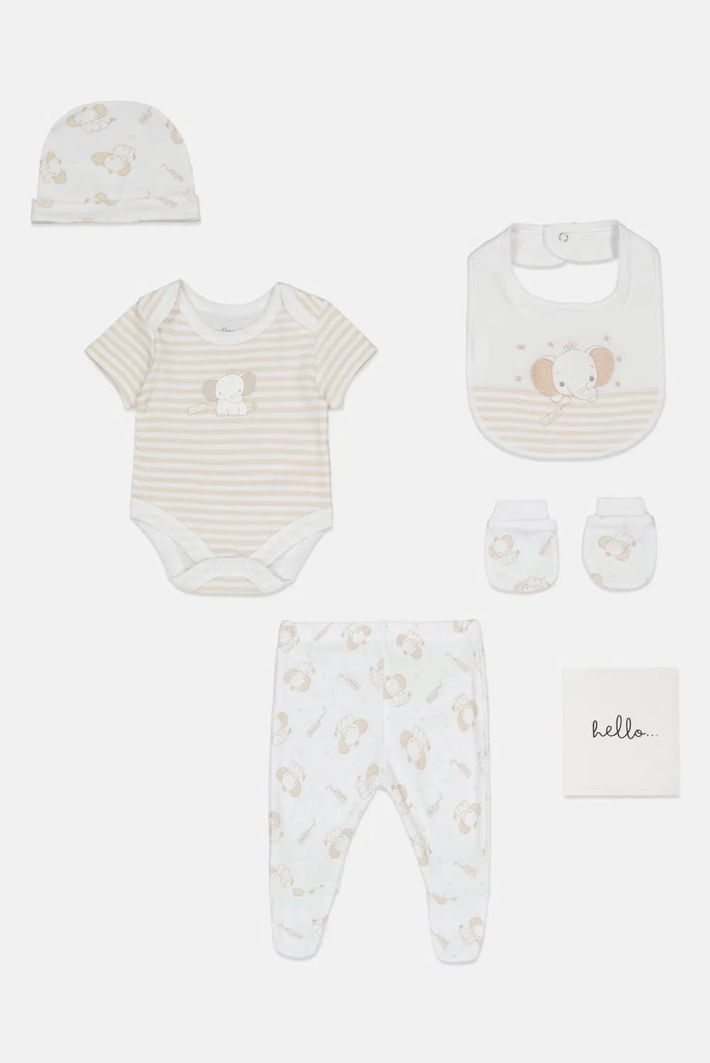 Комплект детский с принтом из 6 предметов Rock-A-Bye Baby Boutique, разноцветный — фото 2