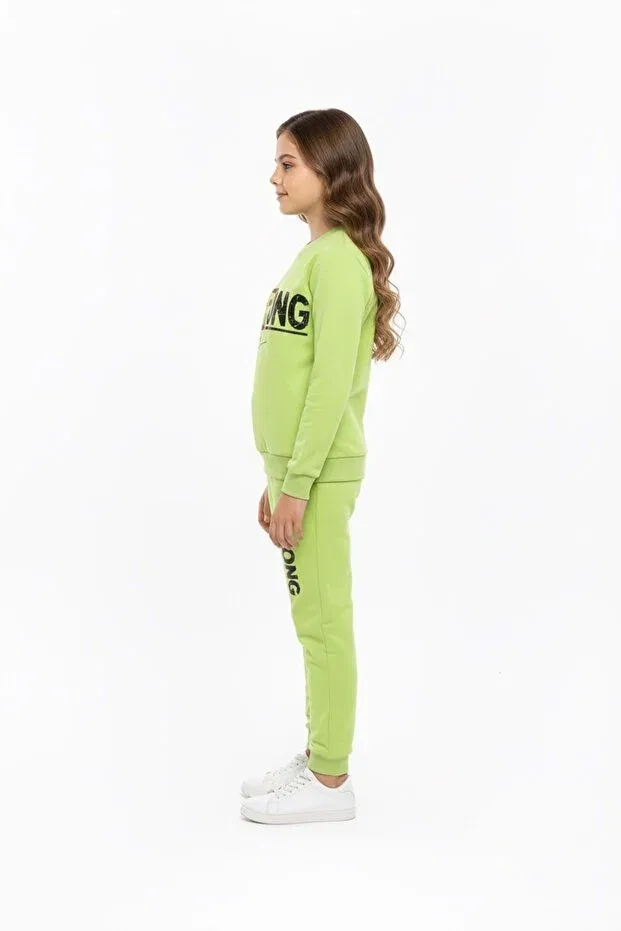Детский комплект для мальчиков с принтом Strong Motif Mnk Baby&Kids, Green — фото 3