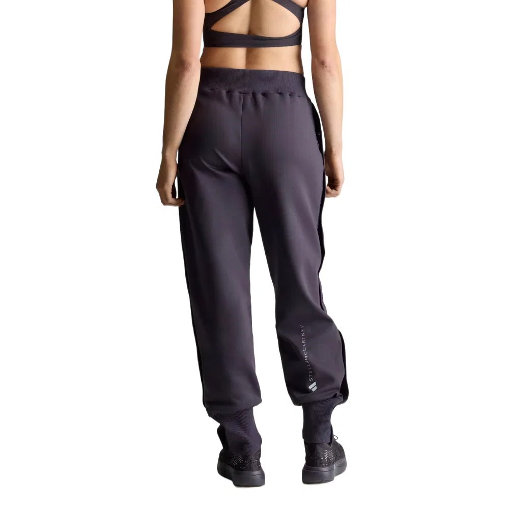 Женские трикотажные спортивные брюки с манжетами Aurora Black Adidas, Aurora Black — фото 4