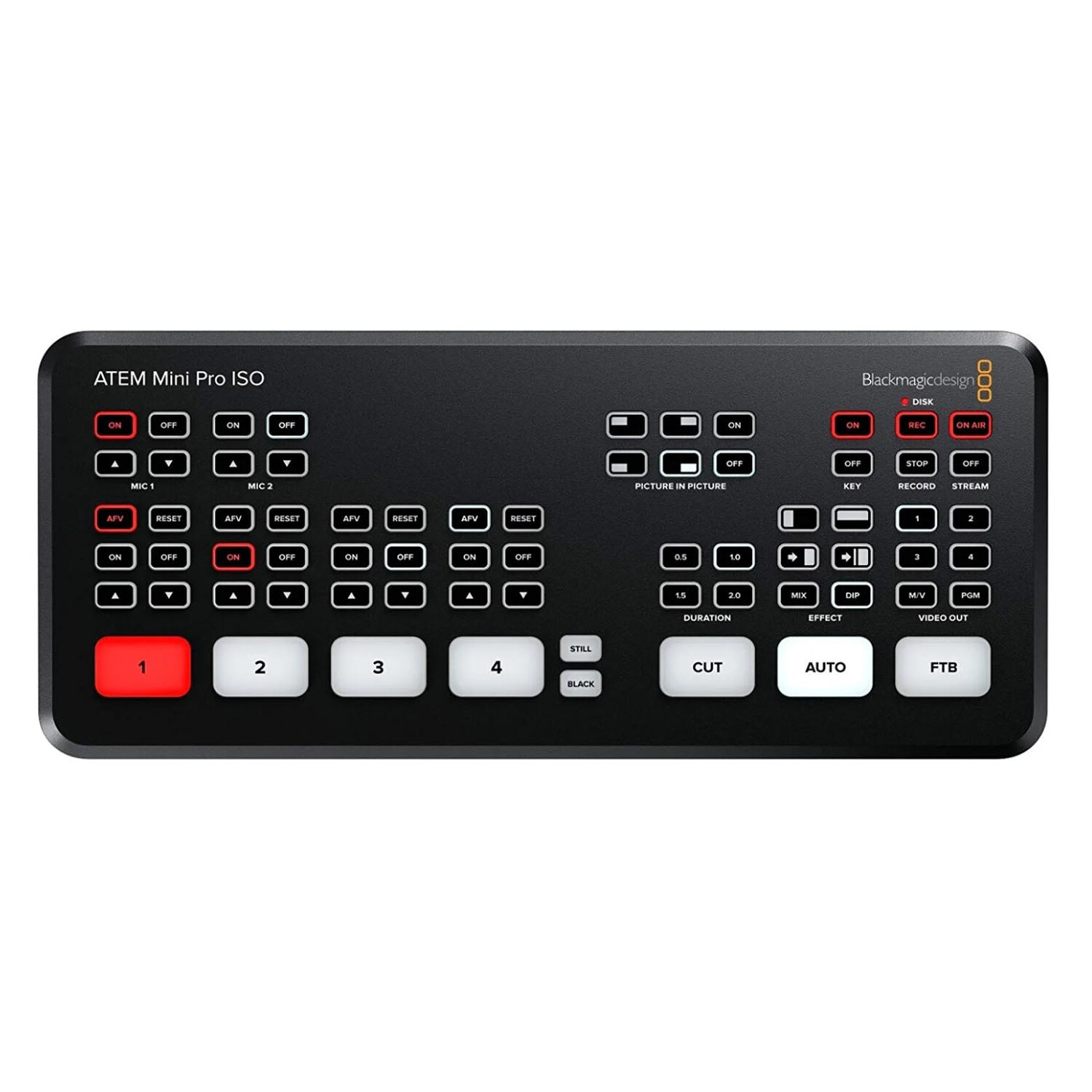 

Видеомикшер Blackmagic Design ATEM Mini Pro ISO, черный