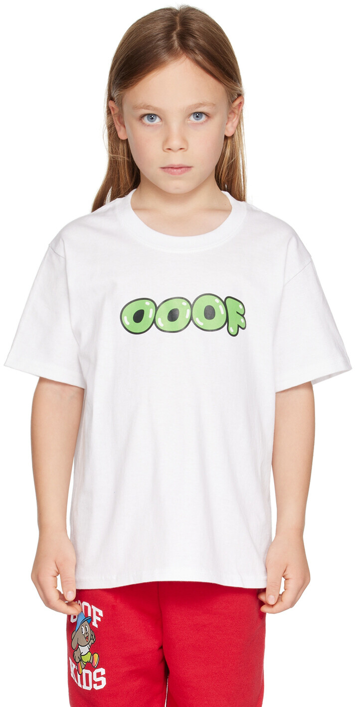 

SSENSE Exclusive Kids Бело-зеленая футболка с принтом OOOF, Зеленый, SSENSE Exclusive Kids Бело-зеленая футболка с принтом OOOF