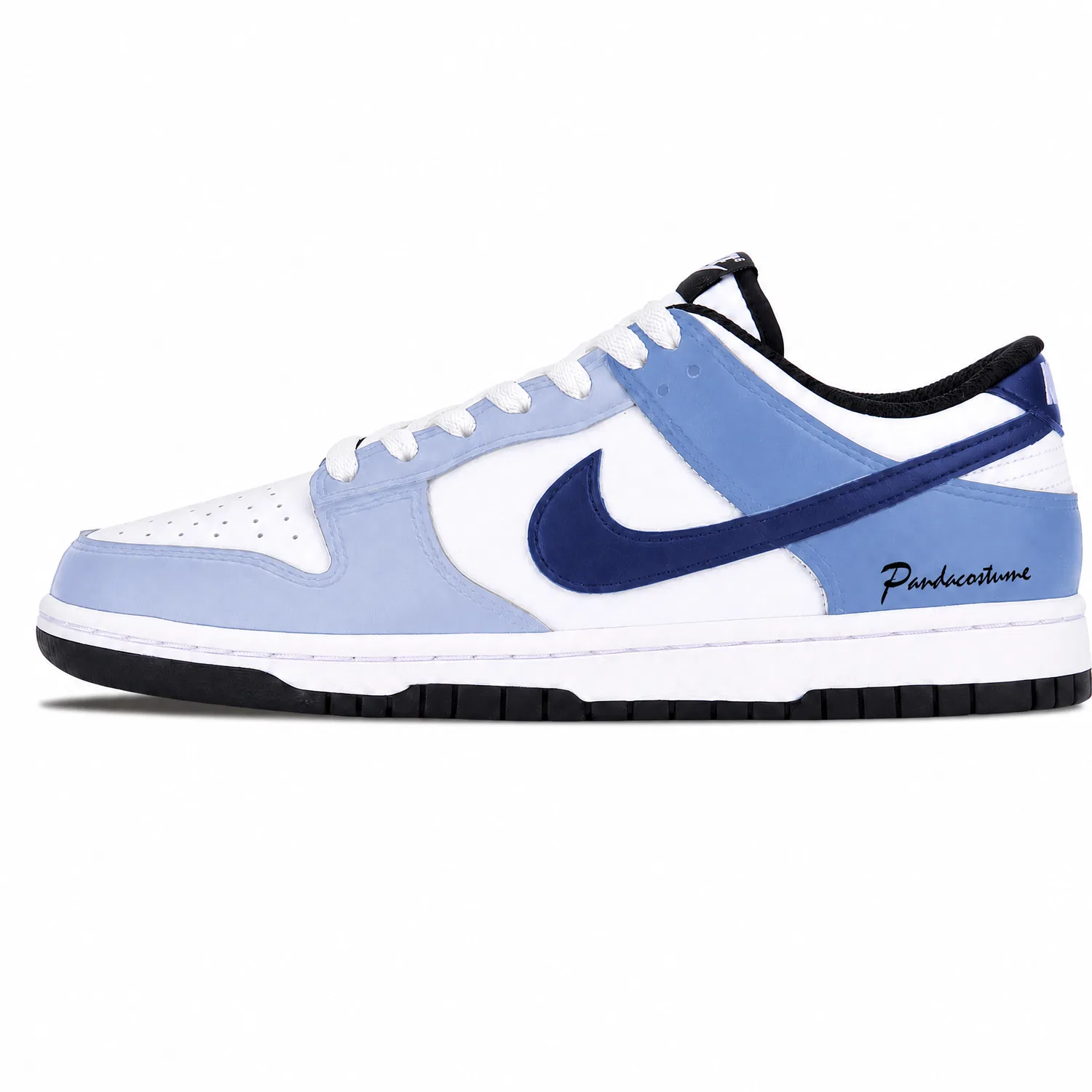 Детские скейтборд-кроссовки с низким верхом Dunk Retro, Nike, Blue Purple — фото 3