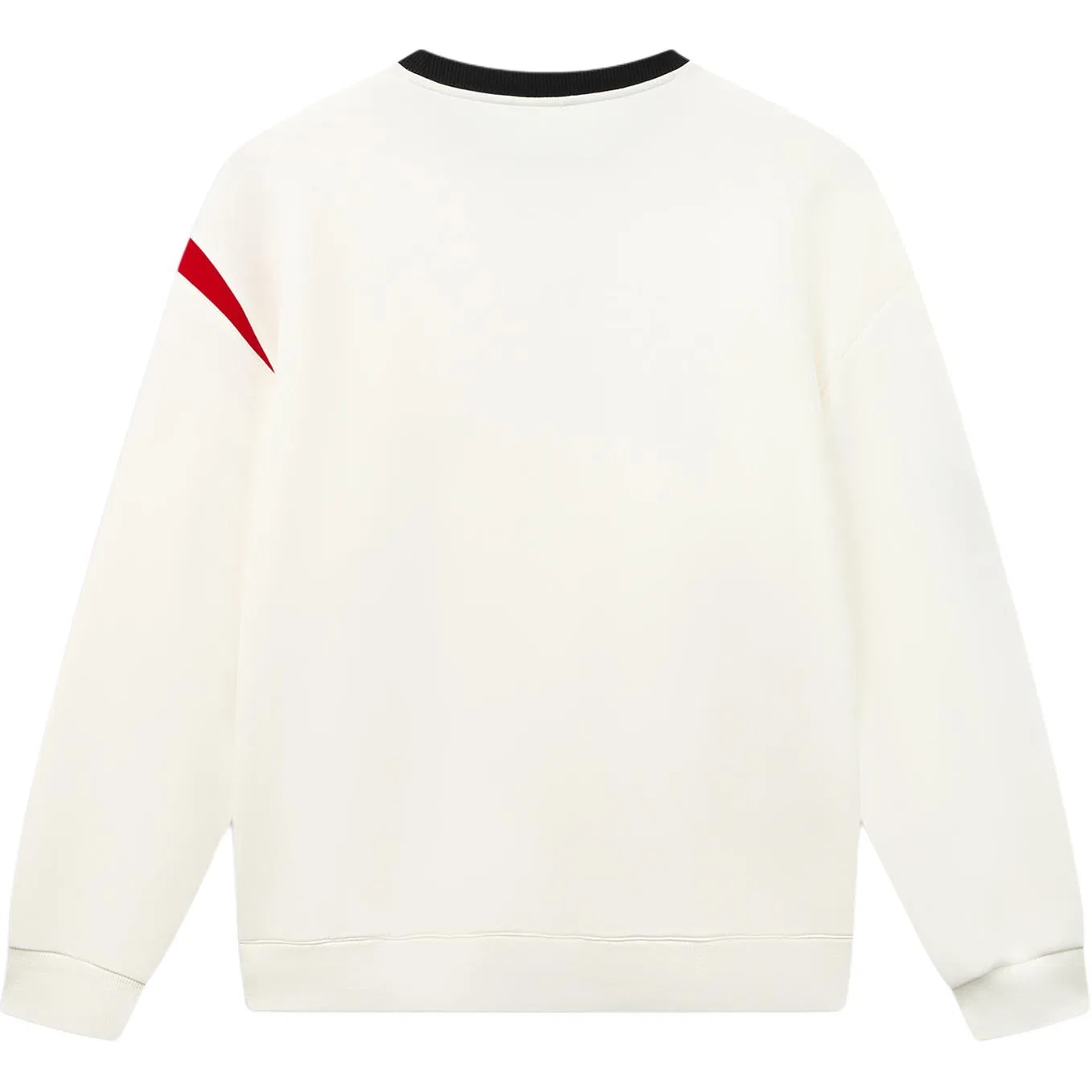 Детский свитшот унисекс с круглым вырезом Li-Ning Sports Life Collection Ivory — фото 3