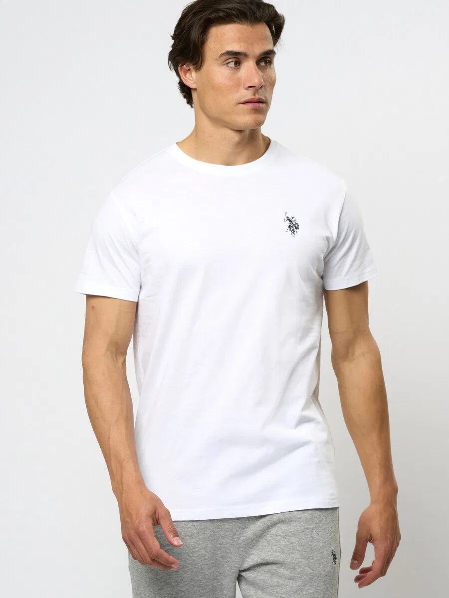 Футболка U.S. Polo Assn. 'UMBetil' белого цвета — фото 4