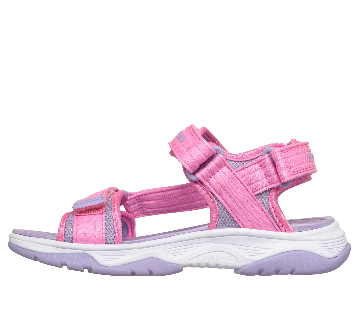 Сандалии Skechers цвета розы — фото 2