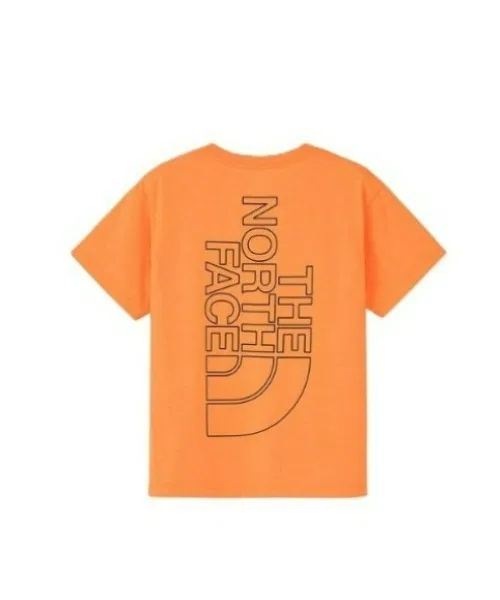Детская футболка с коротким рукавом, с принтом, The North Face S/S Big Root Tee, оранжевая