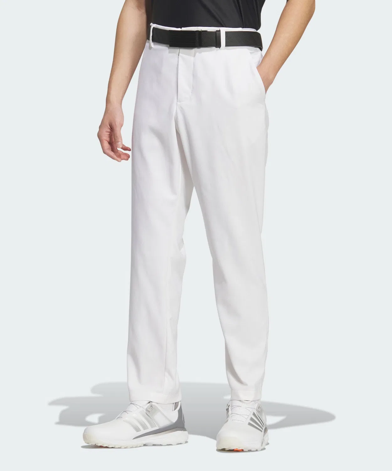 Мужские брюки для гольфа с узором в елочку Ultimate 365 Tour Adidas, White
