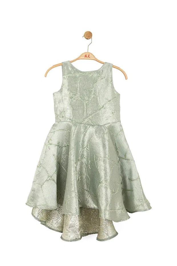 Детское платье для девочек с вышивкой Nk Kids, Green