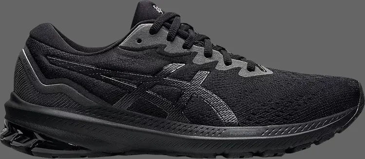 

Кроссовки gt 1000 11 4e wide 'triple black' Asics, черный