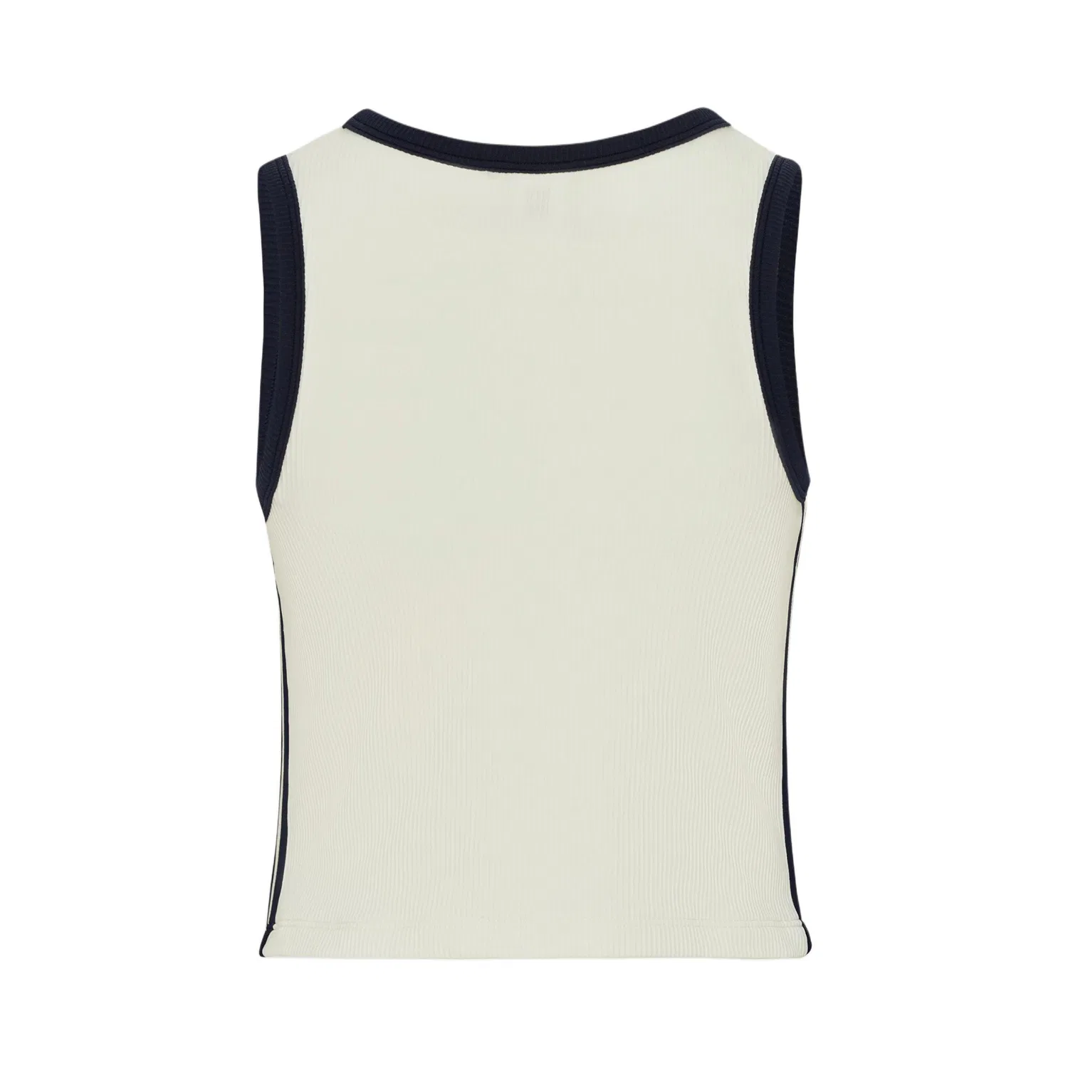 Женский топ-безрукавка с круглым вырезом Adidas Originals, White/Dark Blue — фото 3