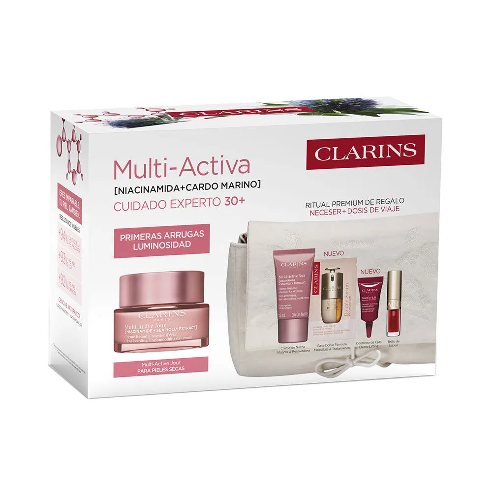 Набор кремов для лица Multi-Active для сухой кожи, 5 предметов Clarins