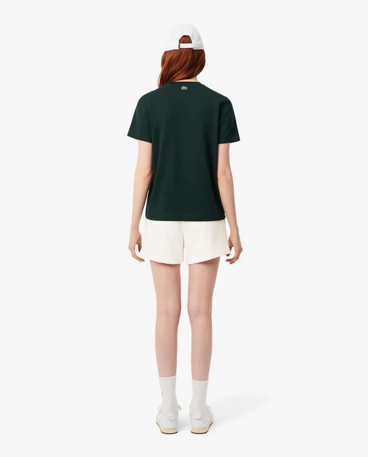 Шорты женские Lacoste, Белые — фото 2