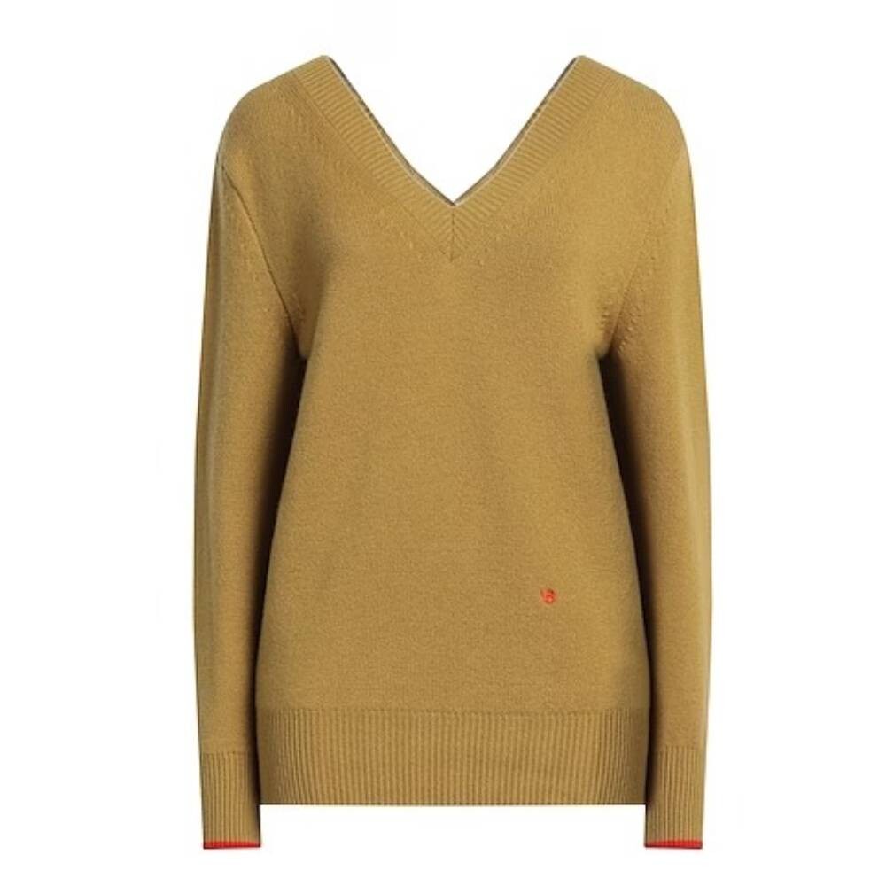 

Джемпер Victoria Beckham Cashmere, зелено-коричневый, Зеленый, Джемпер Victoria Beckham Cashmere, зелено-коричневый