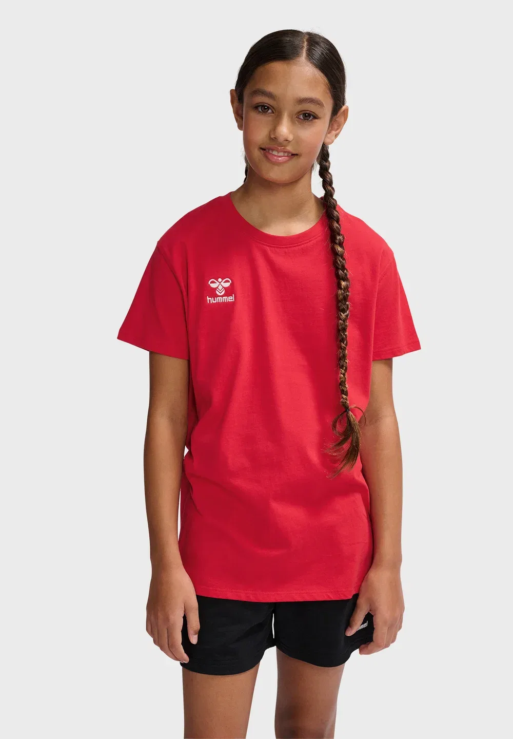 Футболка унисекс - базовая модель Hummel, True Red