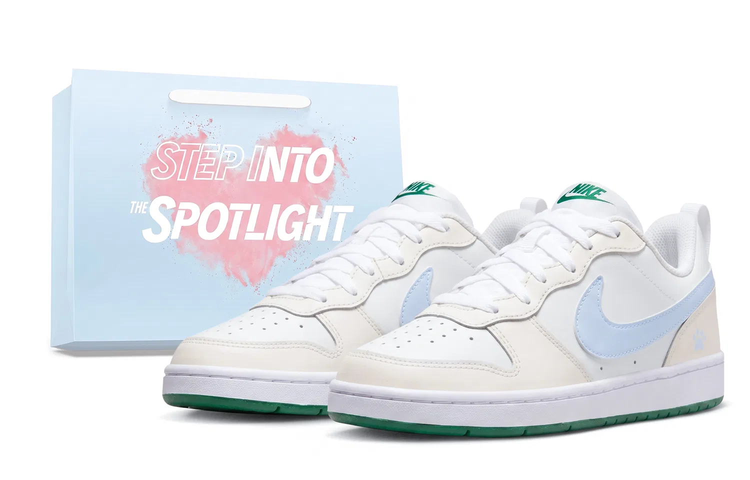 Кроссовки для скейтбординга Court Borough, Nike, Light Yellow