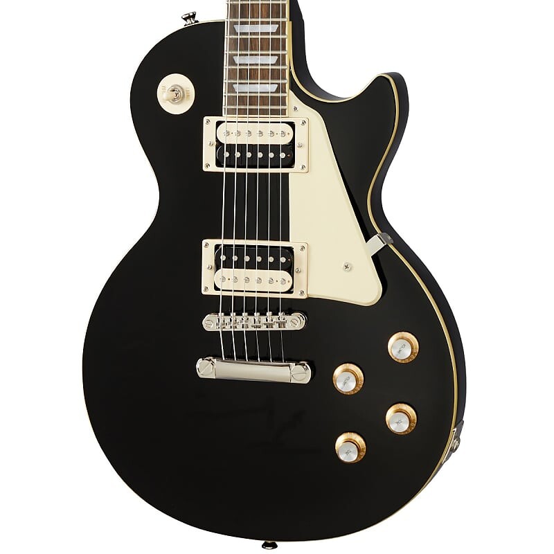 

Классическая электрогитара Epiphone Les Paul в цвете Ebony EILOEBNH1