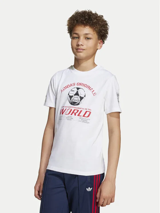 Футболка regular fit Graphic Adidas, белый