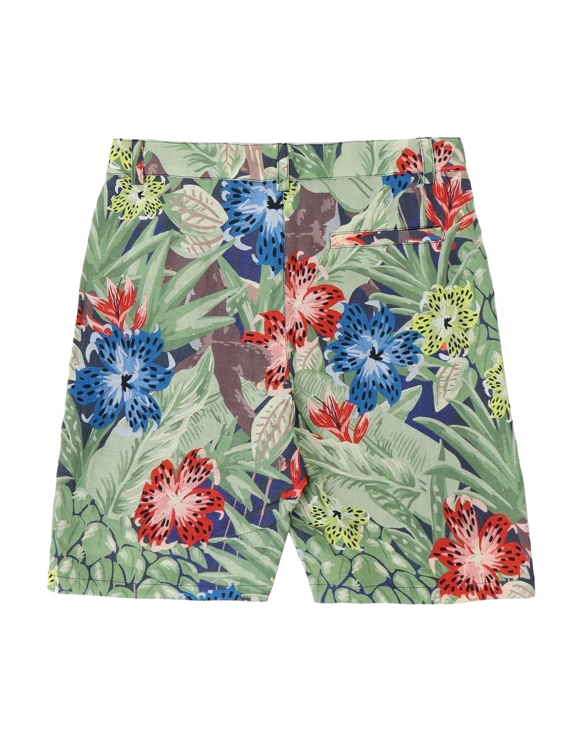 Детские шорты для мальчиков с принтом Kenzo Kids, зеленый — фото 2