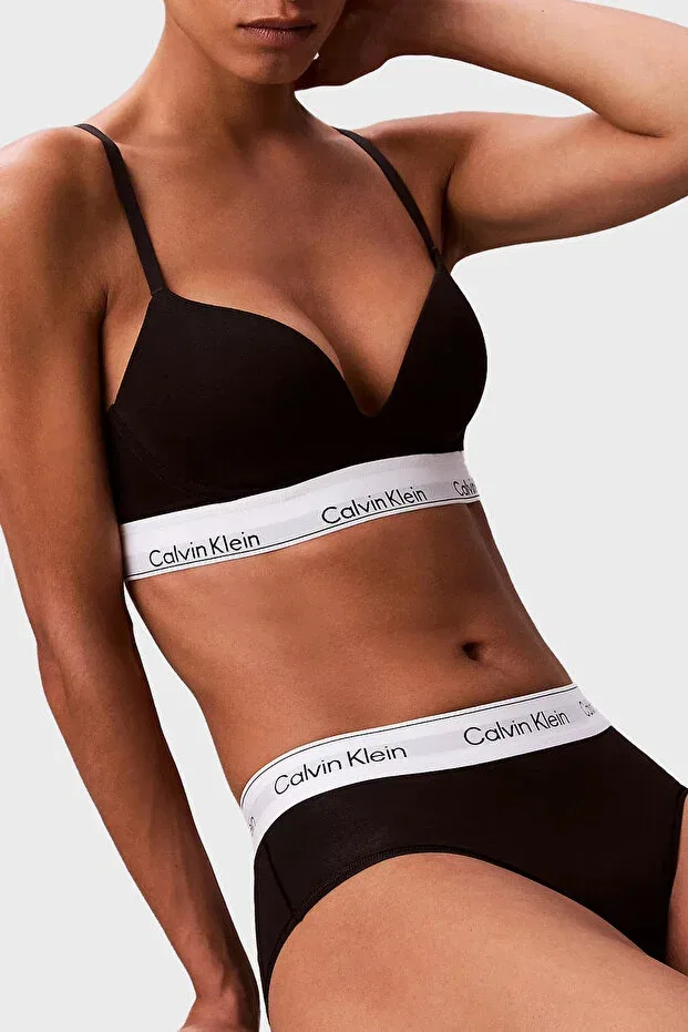 Женский бюстгальтер push-up с бретелью-спагетти Calvin Klein, Black — фото 4