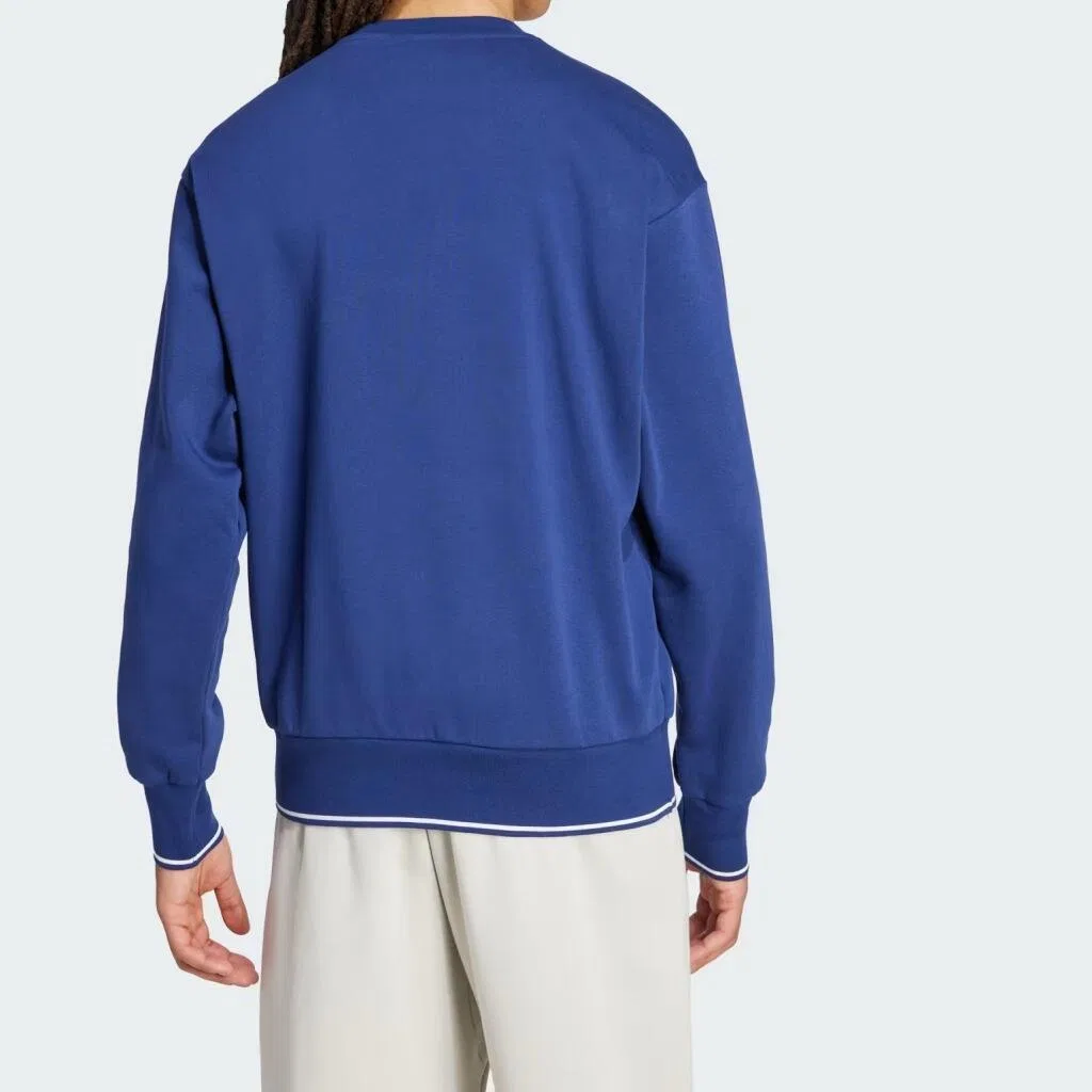 Мужской свитшот с круглым вырезом Adidas, Цвет Navyblau — фото 3