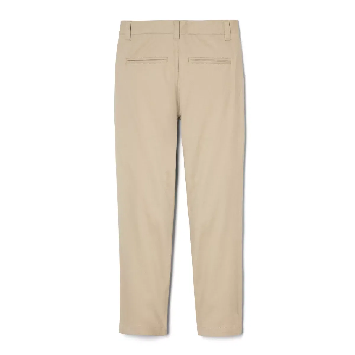 Детские классические брюки из твила с регулируемым поясом Straight Fit French Toast, Khaki — фото 2