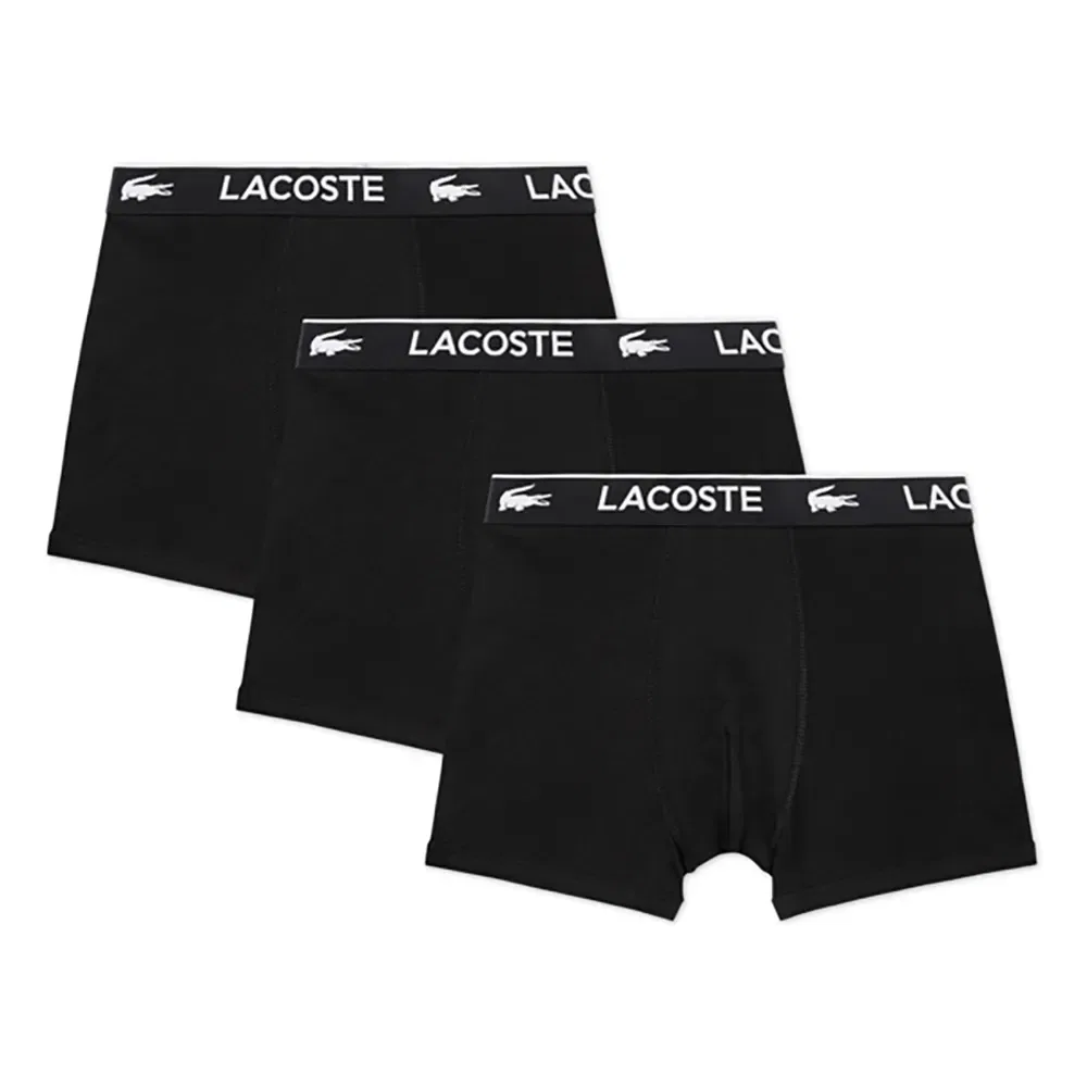 Боксеры 3 шт Lacoste Kids, черный