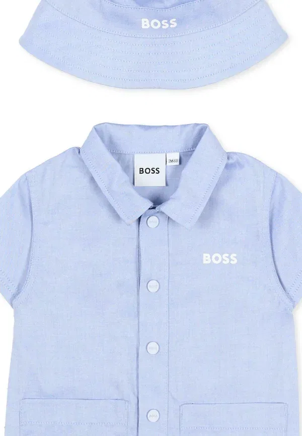 Детский комбинезон Boss Kidswear, светло-голубой — фото 3