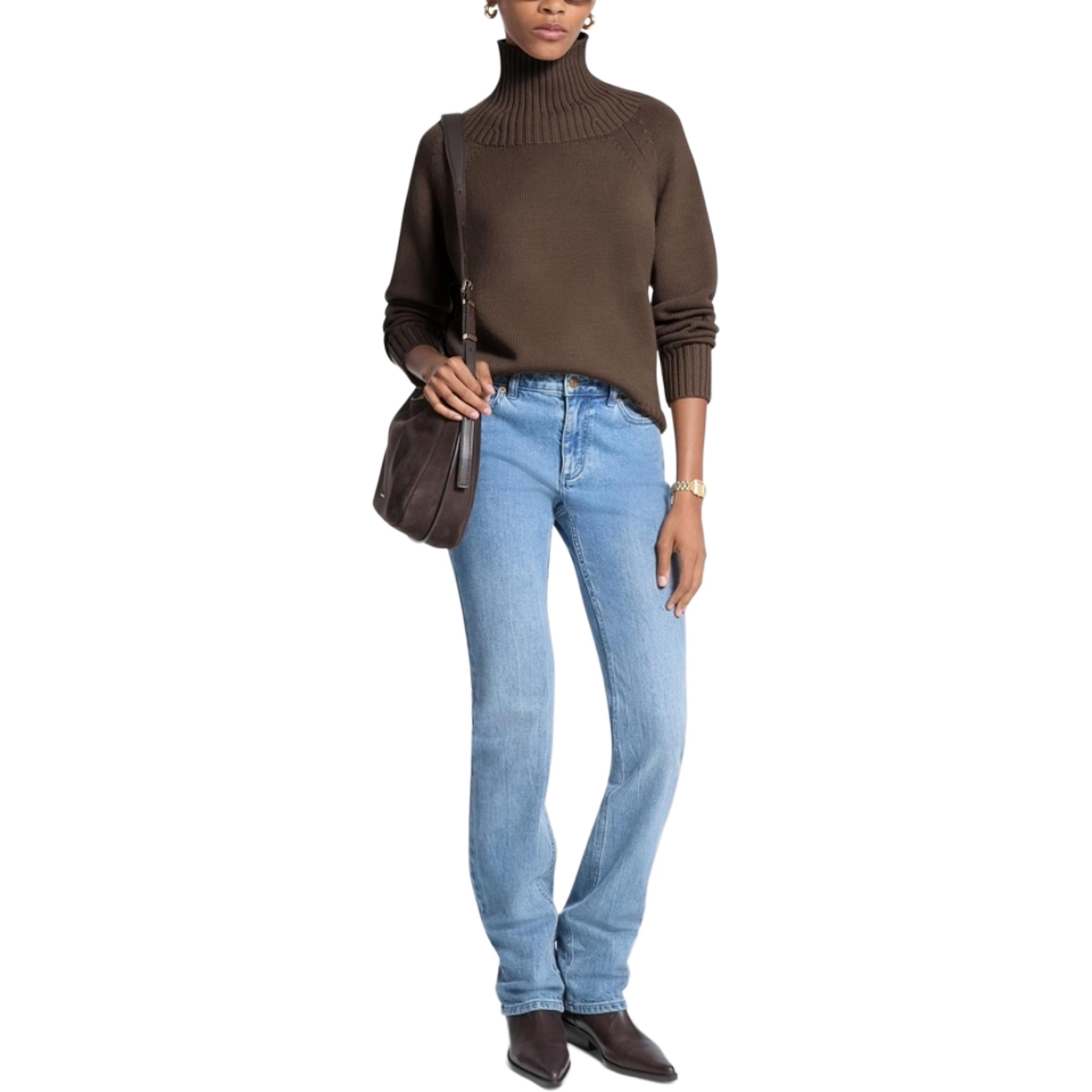 

Michael Roll neck Sweater MICHAEL KORS, Chocolate