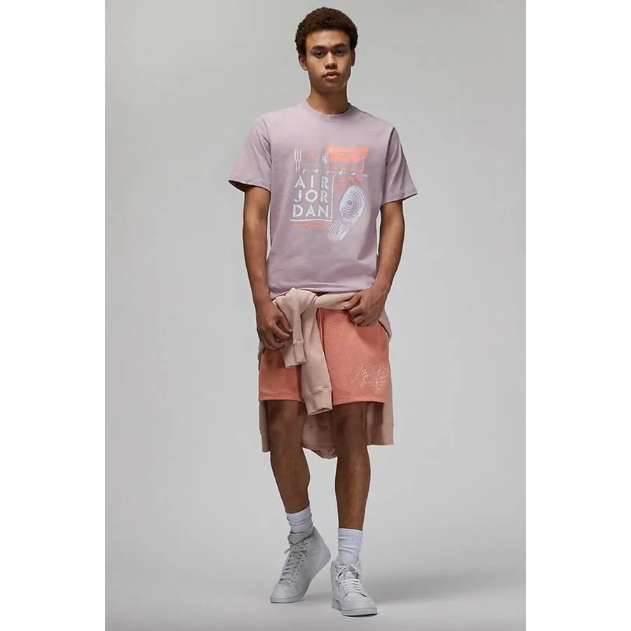 Футболка с графическим принтом Jordan Brand Graphic Tee Nike, Фиолетовый — фото 4