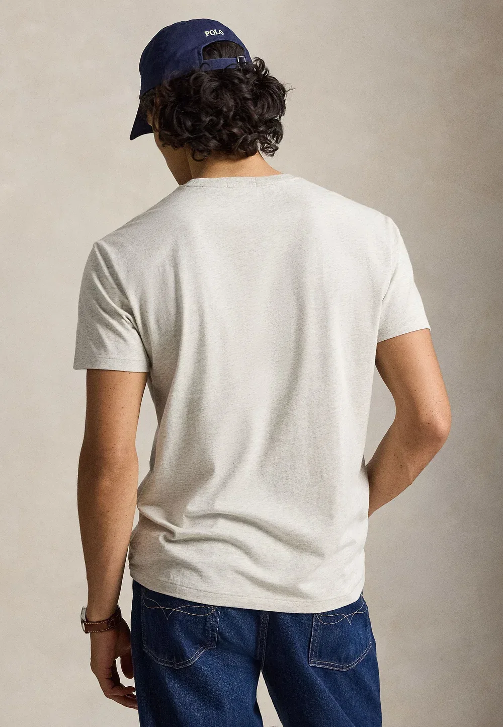 Футболка с принтом Polo Ralph Lauren, Lt Sport Heather — фото 3