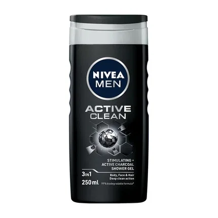 Гель для душа освежающий Nivea Men Active Clean