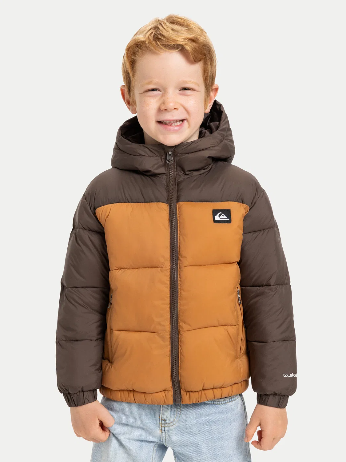 Зимняя куртка стандартного кроя для мальчика Cold Days Quiksilver, оранжевый
