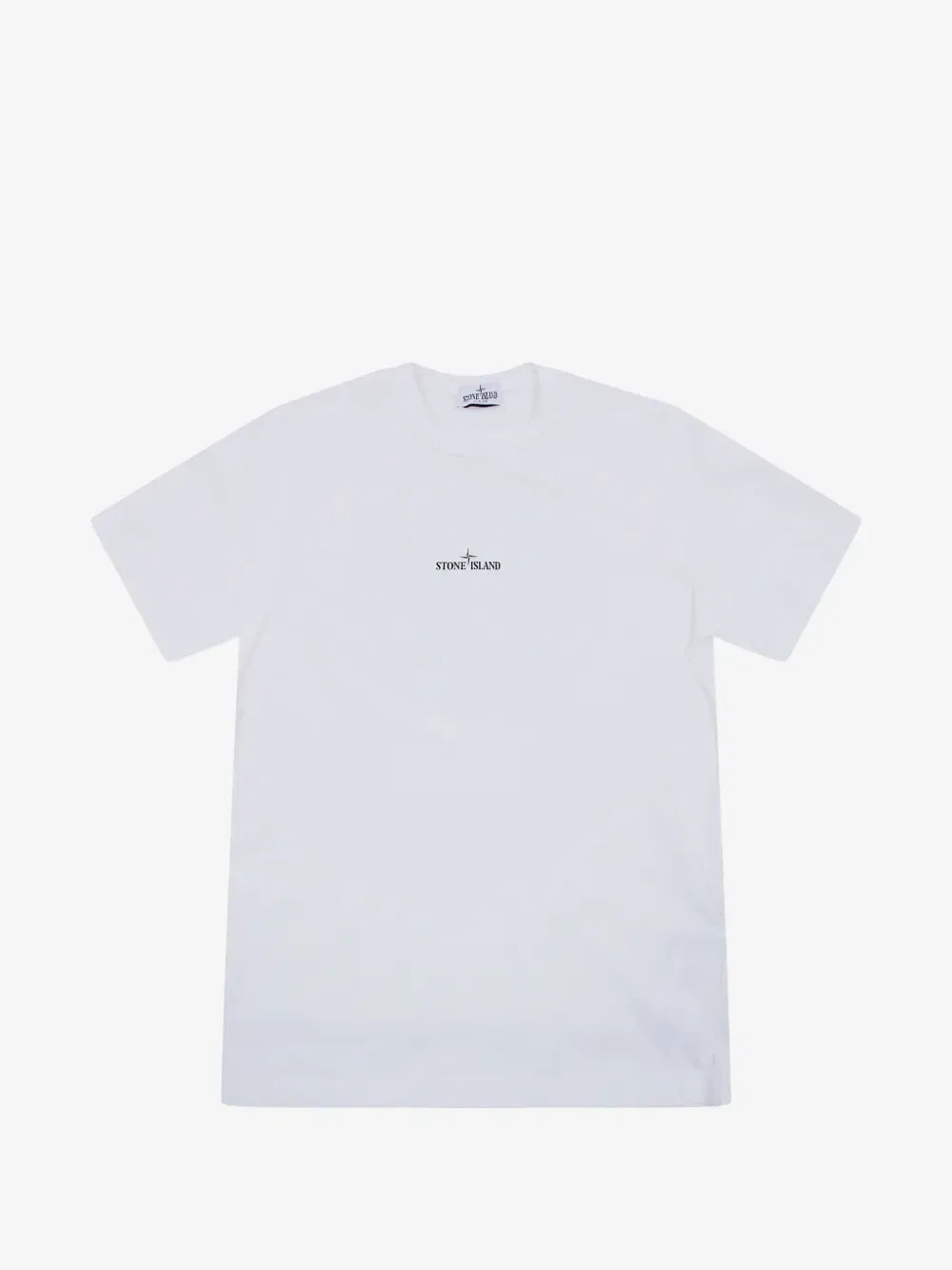 Футболка с логотипом Stone Island Junior, белый