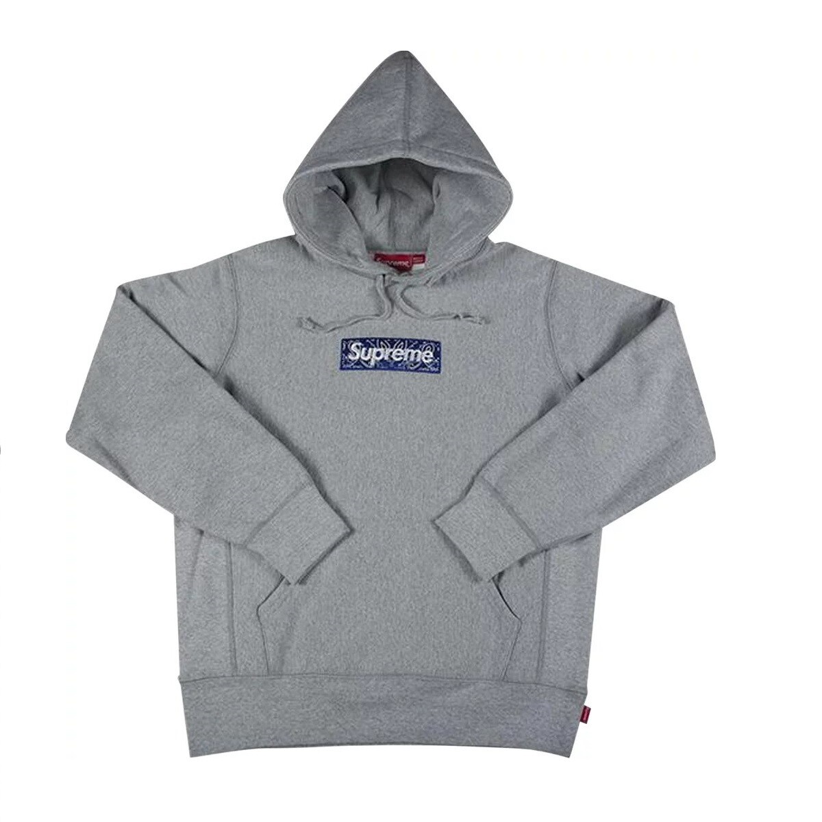 

Худи Supreme Supreme Bandana Box Logo, серый