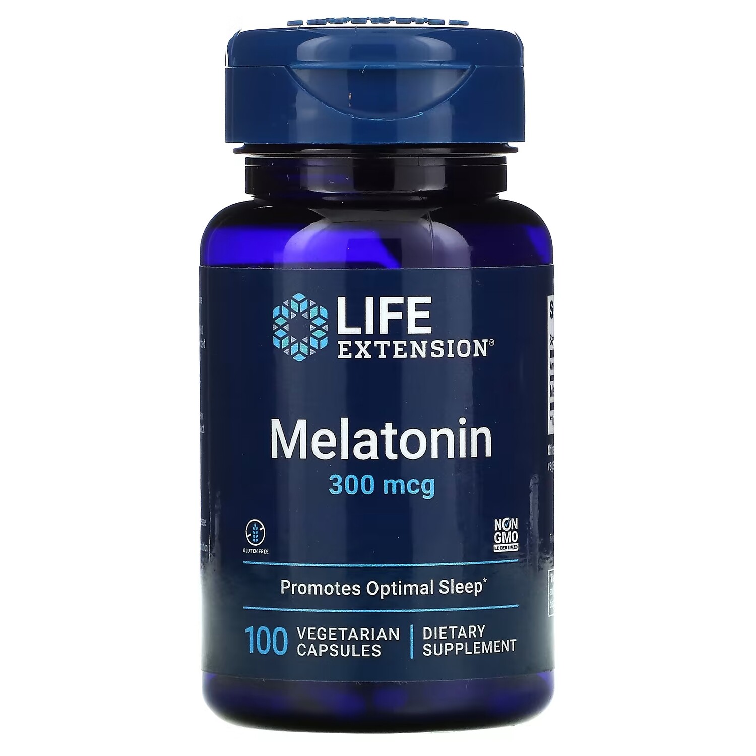 

Life Extension Мелатонин, 100 овощных капсул