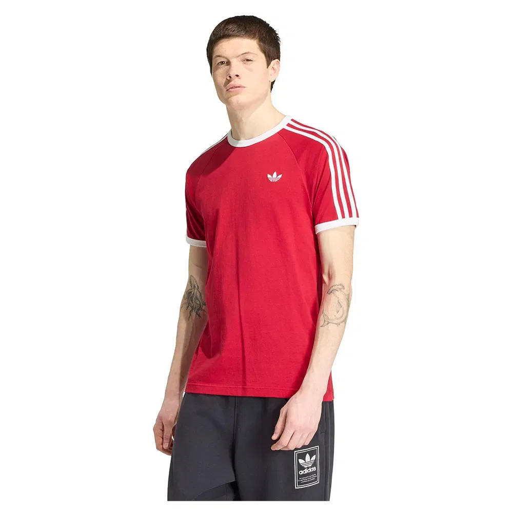 Мужская футболка с коротким рукавом с принтом Adidas Originals, Red