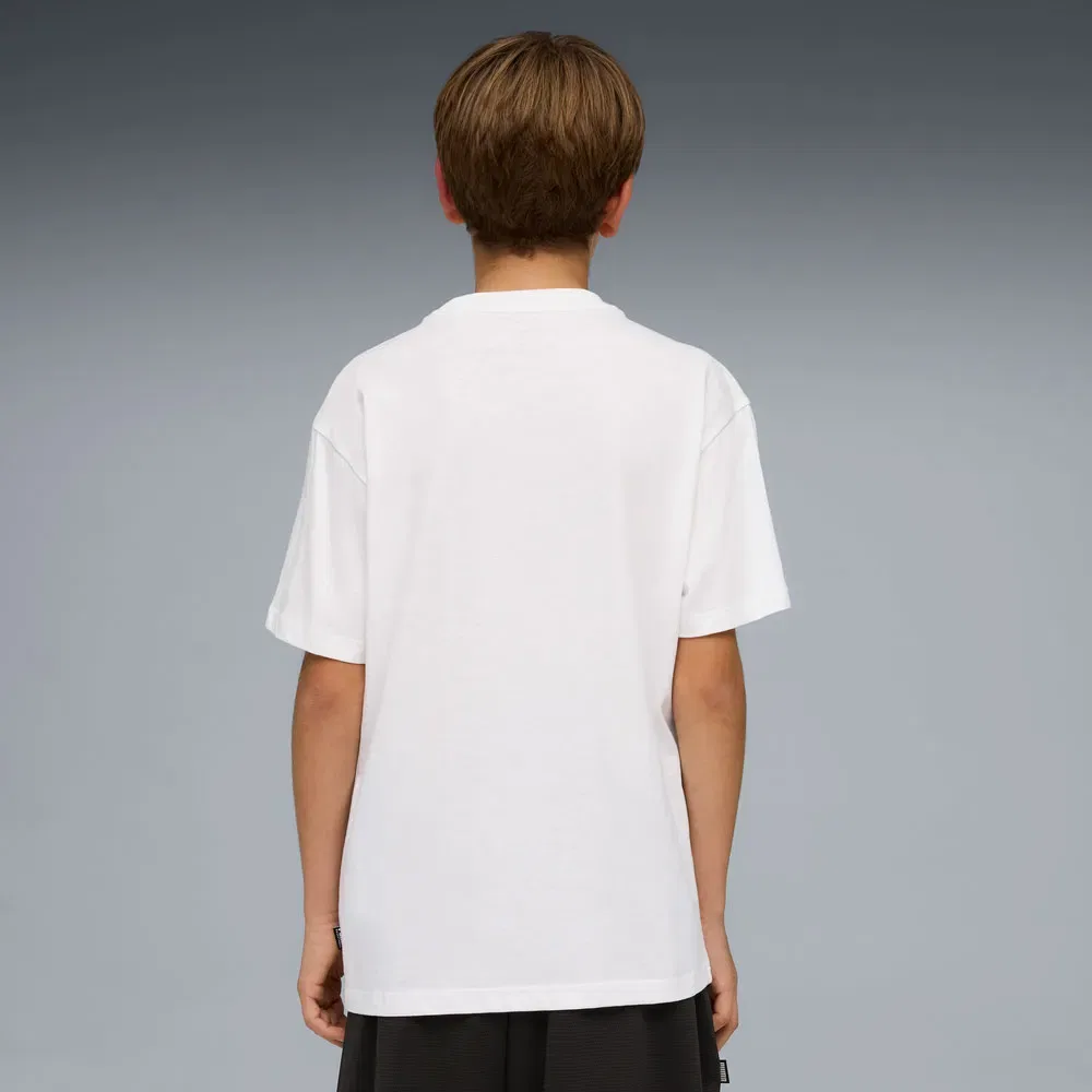 Футболка Puma Basketball Flagrant Foul Ball Relaxed Fit Puma, белый — фото 4