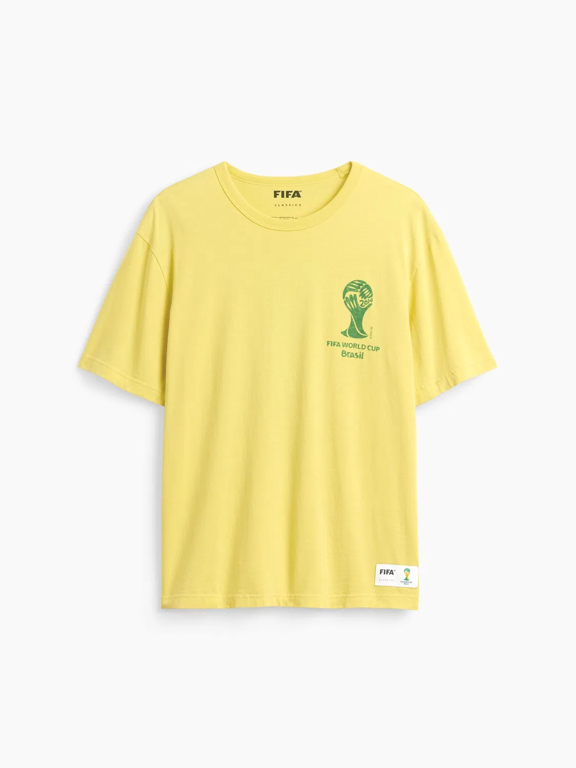 Футболка с графическим принтом, свободная Gap, Yellow Brazil — фото 4