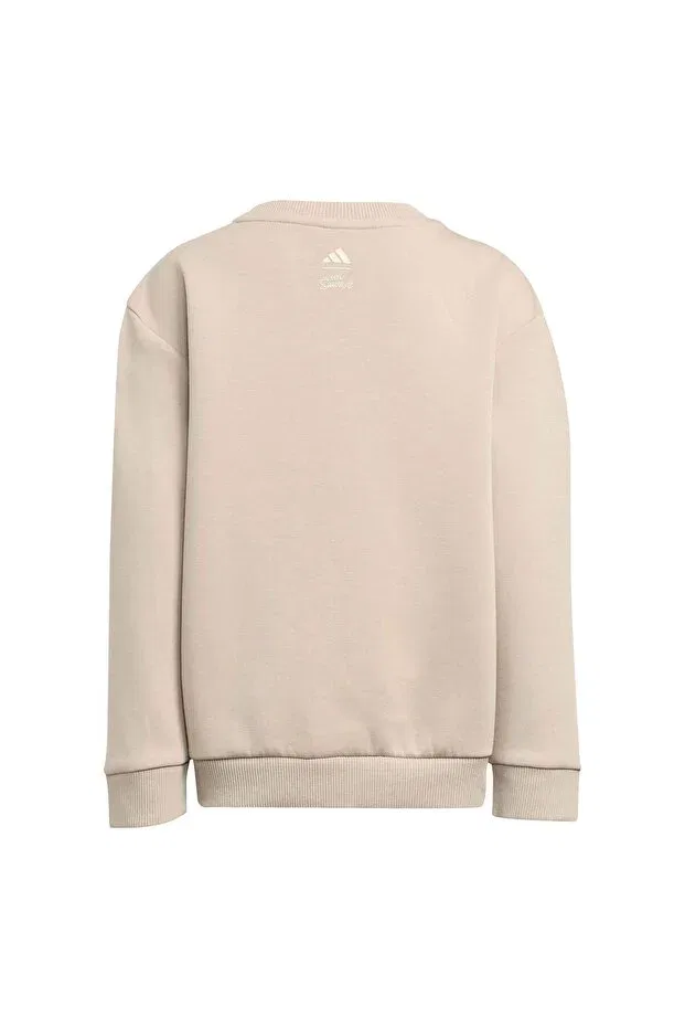 Детский спортивный костюм для девочек с длинным рукавом Adidas, Wonder Beige — фото 4