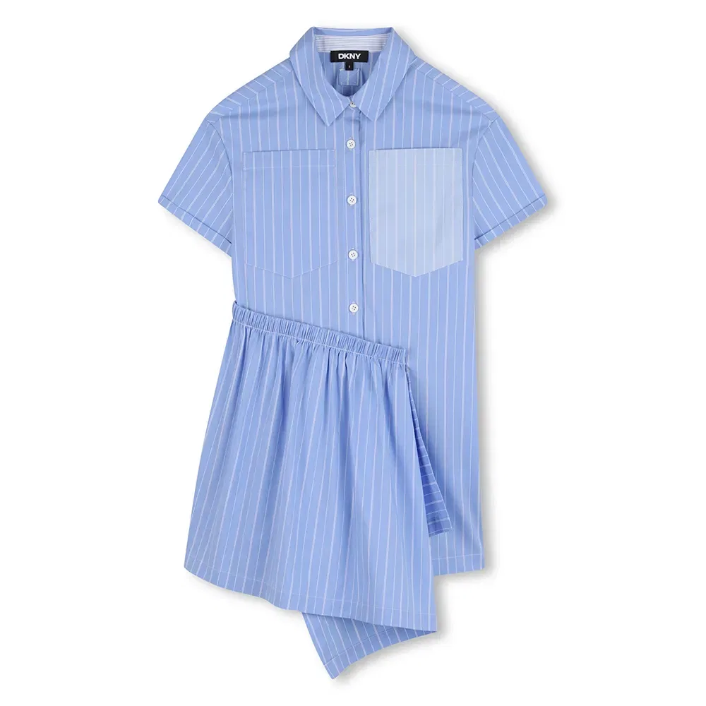 Платье с коротким рукавом D62606 DKNY, синий